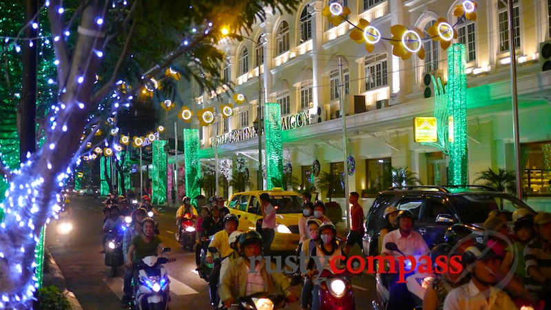 Before the storm. Christmas in Saigon.